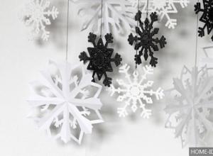 Выбираем красивые узоры для снежинок из бумаги Красивые бумажные снежинки схемы